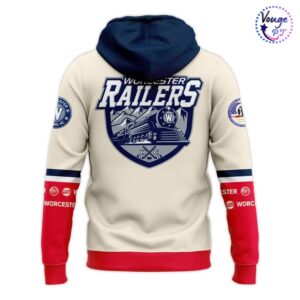 Worcester Railers Military Appreciation Night 2026 Hoodie 3