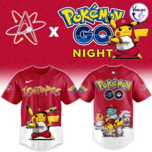 Albuquerque Isotopes x Pokemon GO Night Custom Baseball Jersey 2