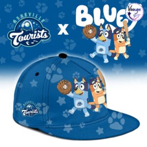 Asheville Tourists x Bluey Night Limited Edition Baseball Jersey 3