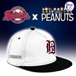 Birmingham Barons x Peanuts Night Custom Baseball Jersey 3