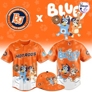 Bowling Green Hot Rods x Bluey Night New Limited Baseball Jersey