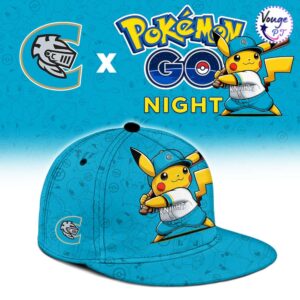 Charlotte Knights x Pokemon GO Night Custom Baseball Jersey 3