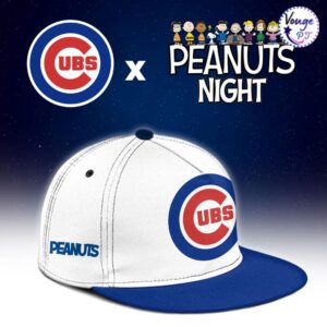 Chicago Cubs x Peanuts Night Custom Baseball Jersey 3