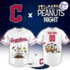 Cleveland Guardians x Peanuts Night Custom Baseball Jersey