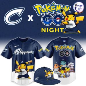 Columbus Clippers x Pokemon GO Night Custom Baseball Jersey 1