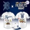 Texas Rangers x Peanuts Night Custom Baseball Jersey