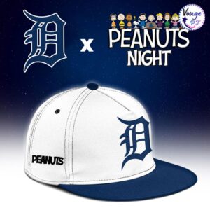 Detroit Tigers x Peanuts Night Custom Baseball Jersey 3