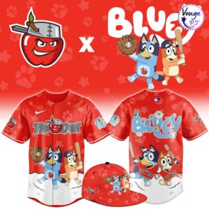 Fort Wayne TinCaps x Bluey Night Limited Edition Baseball Jersey 1