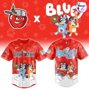 Fort Wayne TinCaps x Bluey Night Limited Edition Baseball Jersey 2
