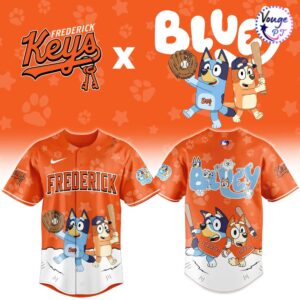 Frederick Keys x Bluey Night New Limited Baseball Jersey 2