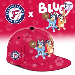 Fredericksburg Nationals x Bluey Night New Limited Baseball Jersey 3
