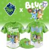 Lake County Captains x Bluey Night Limited Edition Baseball Jersey