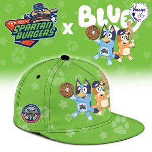 Hub City Spartanburgers x Bluey Night Limited Edition Baseball Jersey 3