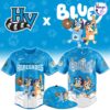 Hudson Valley Renegades x Bluey Night New Limited Baseball Jersey