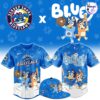 Hickory Crawdads x Bluey Night Limited New Limited Baseball Jersey