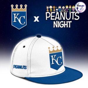 Kansas City Royals x Peanuts Night Custom Baseball Jersey 3