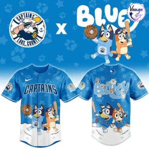 Lake County Captains x Bluey Night Limited Edition Baseball Jersey 2
