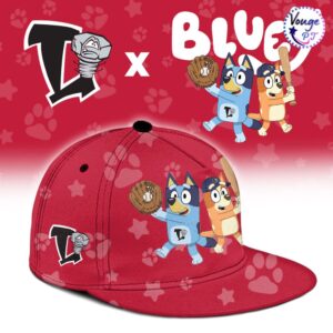 Lansing Lugnuts x Bluey Night Limited Edition Baseball Jersey 3