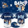 Myrtle Beach Pelicans x Bluey Night Limited Edition Baseball Jersey