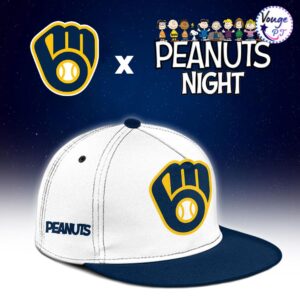 Milwaukee Brewers x Peanuts Night Custom Baseball Jersey 3