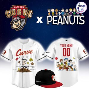 Nashville Sounds x Peanuts Night Custom Baseball Jersey