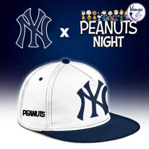 New York Yankees x Peanuts Night Custom Baseball Jersey 3