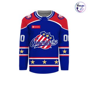 Rochester Americans Retro Special Edition Custom Hockey Jersey 3