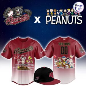 Sacramento River Cats x Peanuts Night Custom Baseball Jersey