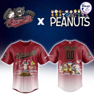 Sacramento River Cats x Peanuts Night Custom Baseball Jersey 2