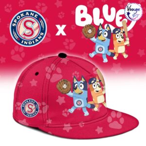Spokane Indians x Bluey Night New Limited Baseball Jersey 3
