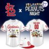 St. Louis Cardinals x Peanuts Night Custom Baseball Jersey
