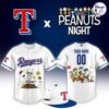 Tampa Bay Rays x Peanuts Night Custom Baseball Jersey