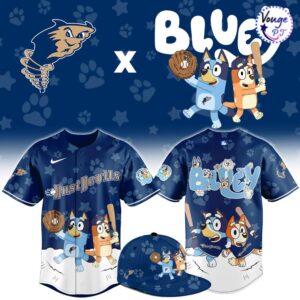 Tri-City Dust Devils x Bluey Night Limited Edition Baseball Jersey