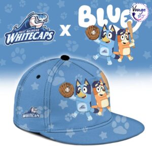 West Michigan Whitecaps x Bluey Night New Limited Baseball Jersey 3