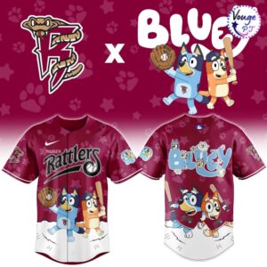 Wisconsin Timber Rattlers x Bluey Night New Limited Baseball Jersey