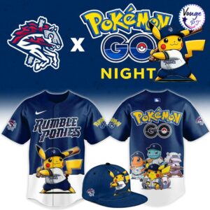 Binghamton Rumble Ponies x Pokemon GO Night 2026 Custom Baseball Jersey