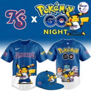 Knoxville Smokies x Pokemon GO Night 2026 Custom Baseball Jersey