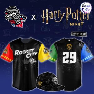 Rocket City Trash Pandas x Harry Potter – 25 Years of Magic Baseball Jersey
