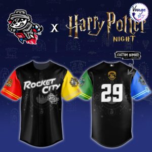 Rocket City Trash Pandas x Harry Potter 25 Years of Magic Baseball Jersey 2