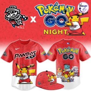 Rocket City Trash Pandas x Pokemon GO Night 2026 Custom Baseball Jersey