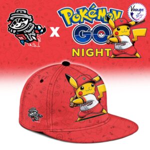 Rocket City Trash Pandas x Pokemon GO Night 2026 Custom Baseball Jersey 3