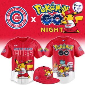 South Bend Cubs x Pokemon GO Night2026 Custom Baseball Jersey