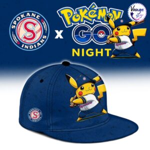 Spokane Indians x Pokemon GO Night 2026 Custom Baseball Jersey 3