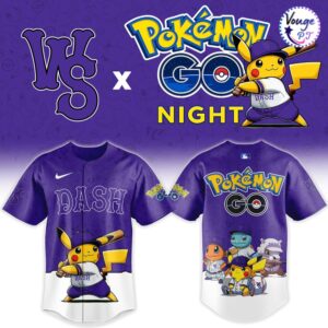 Winston Salem Dash x Pokemon GO Night 2026 Custom Baseball Jersey 2