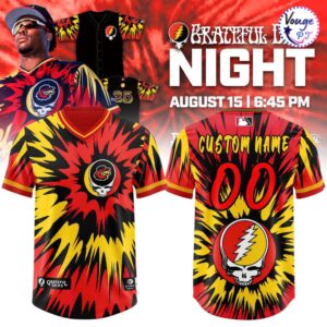 Grateful Dead × Rochester Red Wings 2026 Limited Edition Baseball Jersey