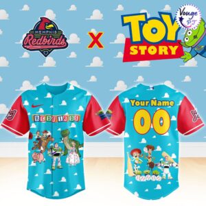 Memphis Redbirds x Toy Story Night Custom Baseball Jersey 2
