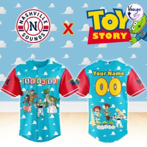 Nashville Sounds x Toy Story Night Custom Baseball Jersey 2