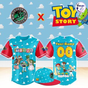 Norfolk Tides x Toy Story Night Custom Baseball Jersey