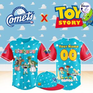 Oklahoma City Comets x Toy Story Night Custom Baseball Jersey