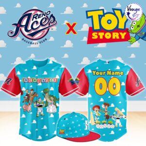 Reno Aces x Toy Story Night Custom Baseball Jersey